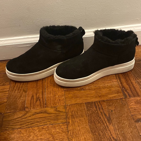 JSlide Nia Waterproof Suede Bootie sneakers